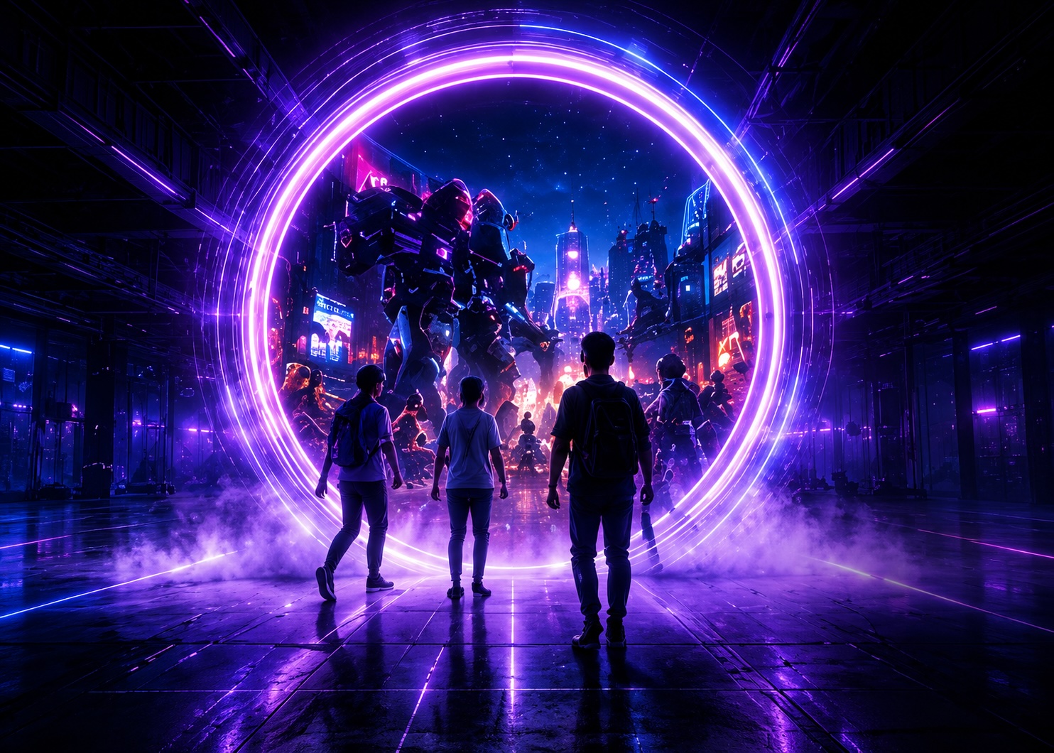 XR portal experience